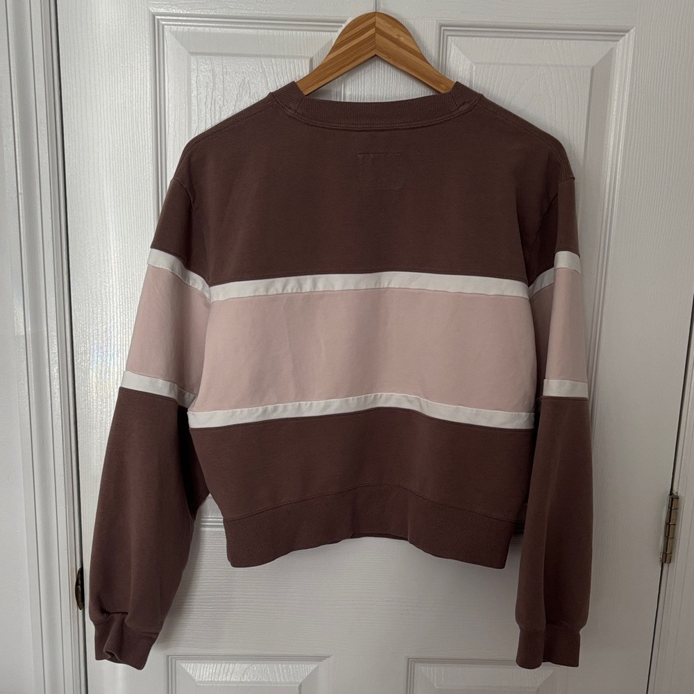 Abercrombie & Fitch Soft Mauve & Brown Top - Picture 3 of 4